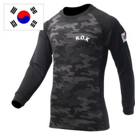 기모 맨투맨 발열스판 블랙 멀티캠 ROKA 로카 티셔츠