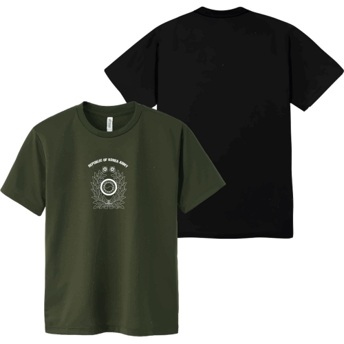 밀리터리 마크 육군 컬러 반팔 티셔츠